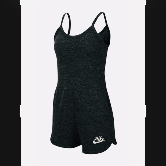 Nike Other - Nike Gym Vintage Romper in Black/Sail